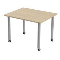 Table de réunion Tubo à roulettes 100 x 80 cm - Image 6