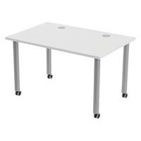 Table de réunion Tubo à roulettes 120 x 80 cm - Image 6