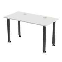 Table de réunion Tubo à roulettes 120 x 60 cm - Image 8