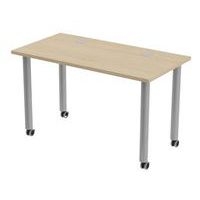 Table de réunion Tubo à roulettes 120 x 60 cm - Image 9