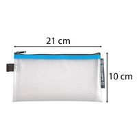 Pochette zip EVA format enveloppe 10x21 cm - Image 2