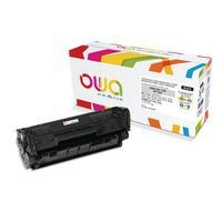 Toner capacité standard compatible HP 12A Black - OWA - Image principale