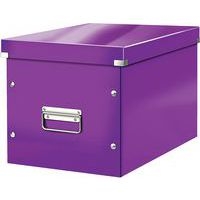 6 Boite de rangement cubique L Click & Store Wow - violet - Leitz - Image principale