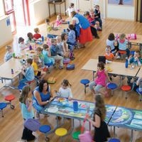 Table mobile Solution  junior rectangulaire 12 sieges - L245 T3 taupe/gris - Image 7