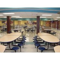 Table mobile Octogonale Solution 8 sièges L156cm T3 gris/bleu ciel - Image 6