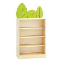 Bibliothèque haute 100 x 140 x 40 cm bouleau - Image principale