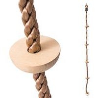 Corde à grimper avec marches en bois - Image principale