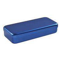 Boite aluminium 18 x 9 x 3 cm bleu - Image principale
