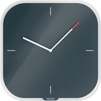 Horloge murale en verre  Cosy, gris - Image principale