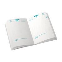 Agenda journalier couverture polypropylène piqûre 12x18 cm - Image 4