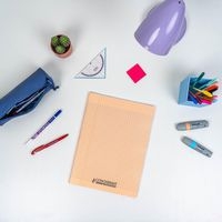 Cahier polypro 90g 48p seyes 24x32 cm abricot - Image 3