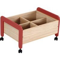 Bac albums bas maternelle Lili coloris corail - Image principale