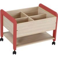 Bac albums haut maternelle Lili coloris corail - Image 2