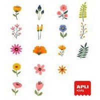 Rouleau 900 gommettes 20mm fleurs - Image 3