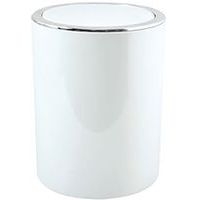 Poubelle Kamaka 6l sdb blanc ABS push in - Image principale