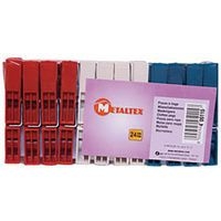 Lot de 24 pinces à linges en plastique - Image principale