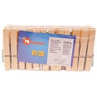 Lot de 12 Sachet de 24 pinces à linge en bois - Image principale