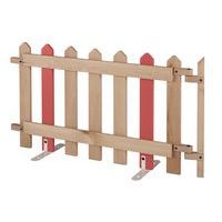 Barrière 7 lattes support montant coloris corail - Image 4