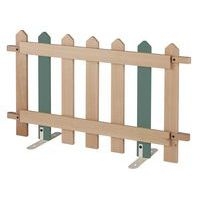 Barrière 7 lattes support montant coloris kaki - Image 4