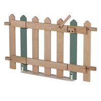 Portillon 7 lattes support montant coloris kaki - Image 9