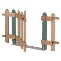 Portillon 7 lattes support montant coloris kaki - Image 5