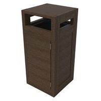 Poubelle Canopée 130L protège p. porte sac plas. recyclé Espace Urbain - Image principale