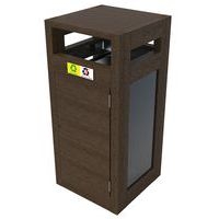 Poubelle Canopée vigipirate tri 2x60L plexi portes sac Espace Urbain - Image 2