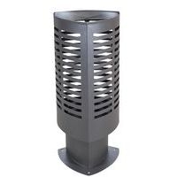 Poubelle Scuderia 50 L - gris martelé - Image principale