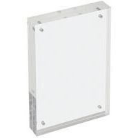 Cadre photo ou affichette magnétique transparent A6- Manutan - Image principale