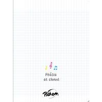 Cahier poésie PP 240x320 48 pages seyes + uni 70g/90g - Image principale