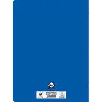 Cahier polypropylène 96 pages 90g seyes 24x32 cm  - bleu - Image 2