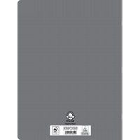 Cahier polypropylène 90g 96 pages seyes 24x32 cm - gris - Image 2