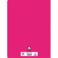 Cahier polypropylène 90g 96 pages seyes 24x32 cm - rose - Image 2