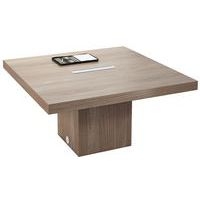 Table de réunion Allegra rectangulaire 140 x 140 cm coloris orme - Image 3