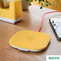 Chargeur sans fil Qi, Leitz Cosy jaune - Image 2