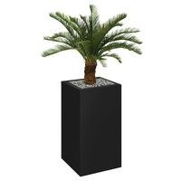 Bac haut métal O'CARRE Noir sur patins Palmier - Image principale