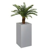 Bac haut métal O'CARRE sur patins Palmier - Image principale