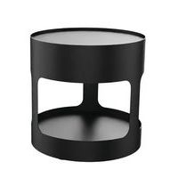 Table basse OROND sur roulettes Noir - Image principale