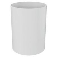 Corbeille à papier Métal 17 L Ø 25,5 cm Blanc - Image principale