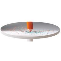 Guéridon bas Easy Office pied métal Ø 80 cm plateau coloris décor Crayon papier - Image 3