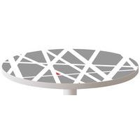 Guéridon bas Easy Office pied métal Ø 60 cm plateau coloris décor Street - Image 3