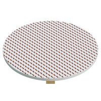 Guéridon haut Woody diamètre 60 cm plateau décor Brun - Image 3