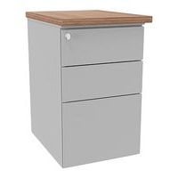 Caisson hauteur de bureau IDEA métal profondeur 80 cm - Image 3