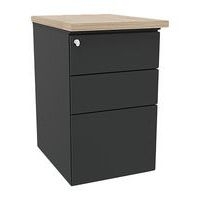 Caisson hauteur de bureau IDEA métal profondeur 60 cm - Image principale