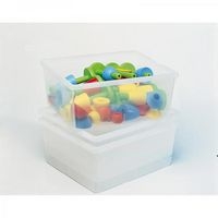 Bacs profonds incolores Nathan - Lot de 3 - Image principale