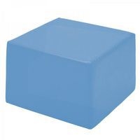 Pouf carré bleu - Image principale