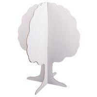 Pommier à monter en carton blanc hauteur 24 cm (Lot de 10) - Image principale