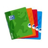 OXFORD Cahier OpenFlex 17x22 Grands Carreaux Seyès 140 Pages Agrafées Couverture Polypro Coloris Assortis - Image principale