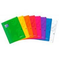 OXFORD Cahier EasyBook 24x32cm Grands Carreaux Seyès 96 Pages Agrafées Couverture Polypro Coloris Assortis - Image principale