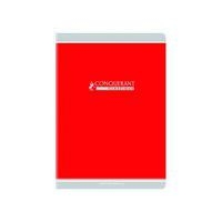 CONQUERANT Cahier Classique A4 Grands Carreaux Seyès 96 Pages Agrafées Couverture Carte Recyclée Coloris Assor - Image principale